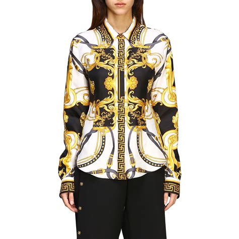 bluza versace dama|versace women's shirts.